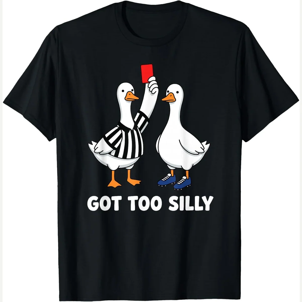 Got Too Silly Goose print by Funny Goose Soccer Got Too Silly
