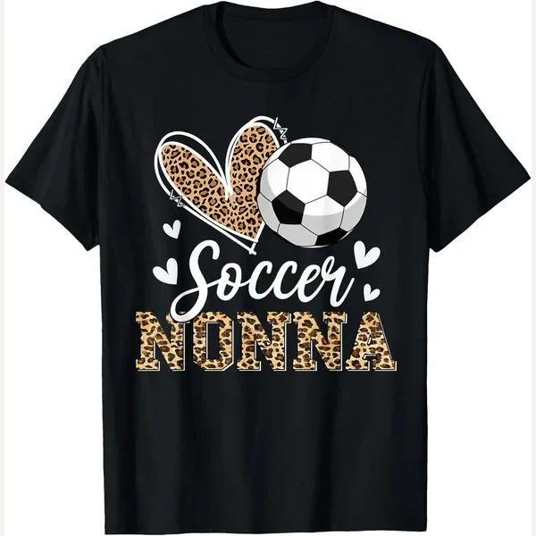 Nonna Leopard print by Love Soccer Player Funny