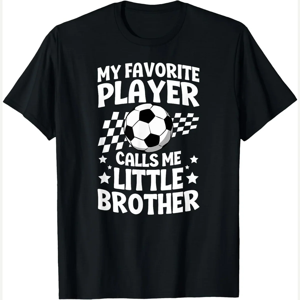 Little Brother Soccer of A Player print by Soccer Bro Soccer Player's Brother