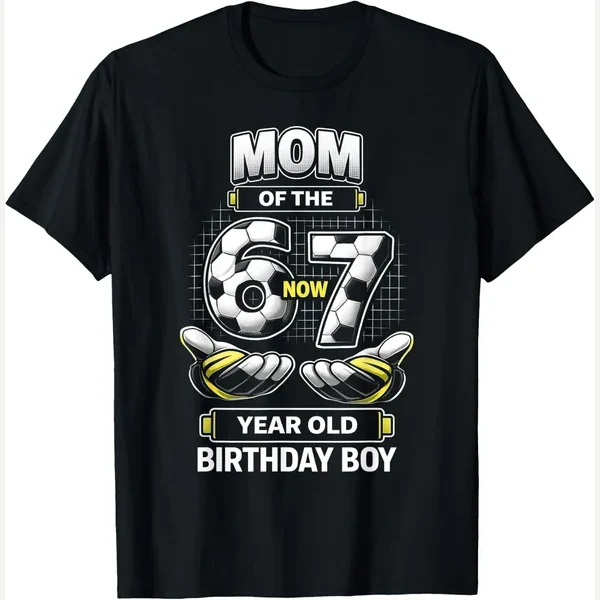 I was 6 Now I'm 7 Six Seven print by Soccer Birthday Party 67 Six Seven Meme Boys Gifts