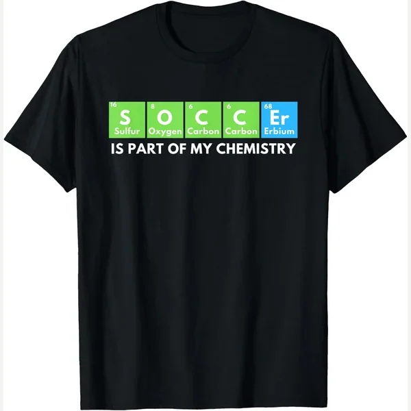 Is Part Of My Chemistry print by Funny Soccer Shirts