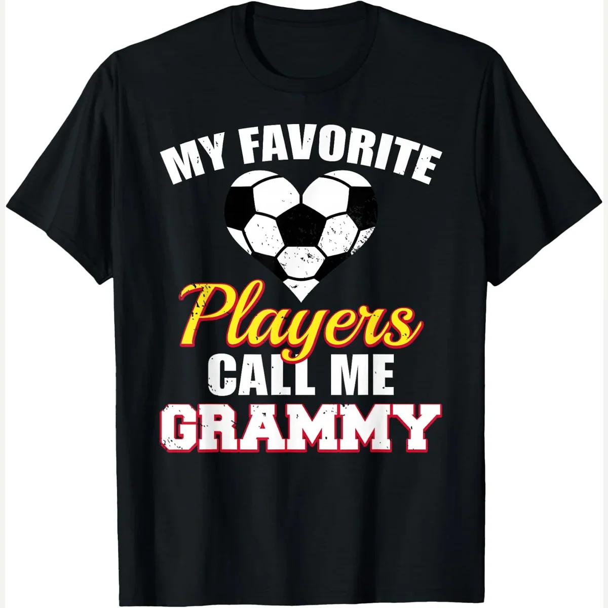 My Favorite Players Call Me Grammy print by Soccer Grammy By December