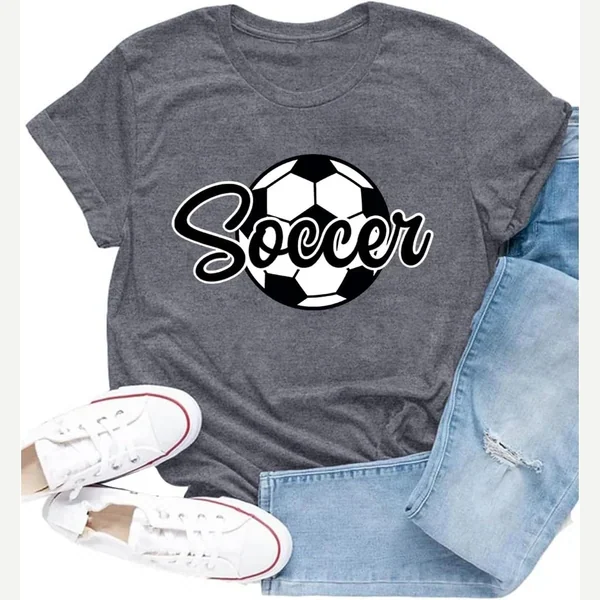 Soccer Mom Game Day, grey print by Cutesong