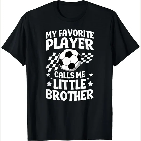 Little Brother Soccer of A Player print by Soccer Bro Soccer Player's Brother