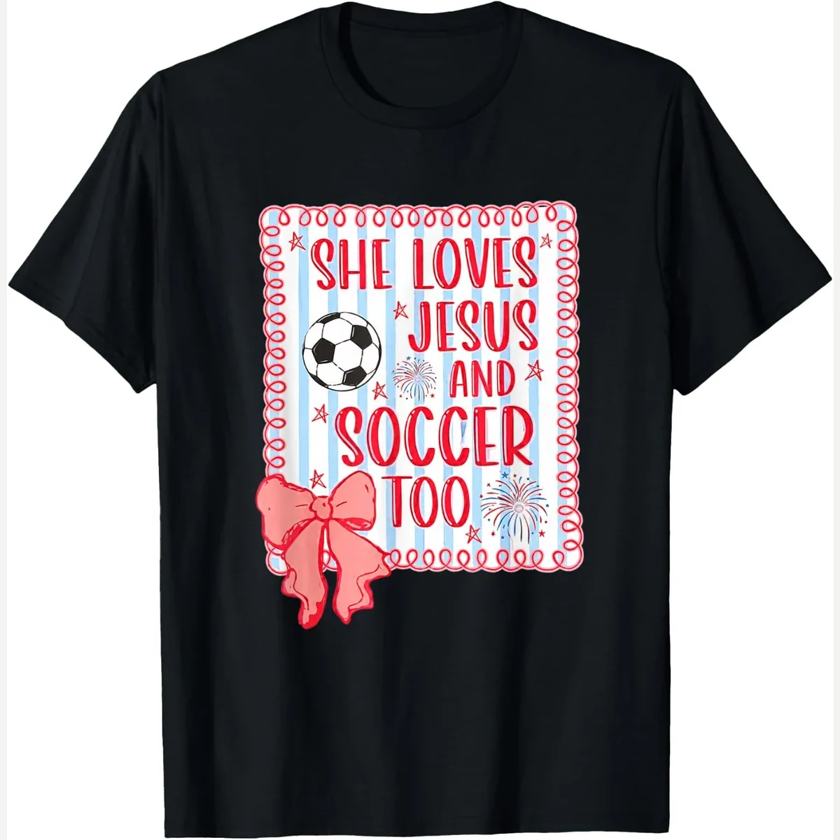 She Loves Jesus Christian Bible Sayings print by Funny Pickleball Gift Tee Z28 Co.