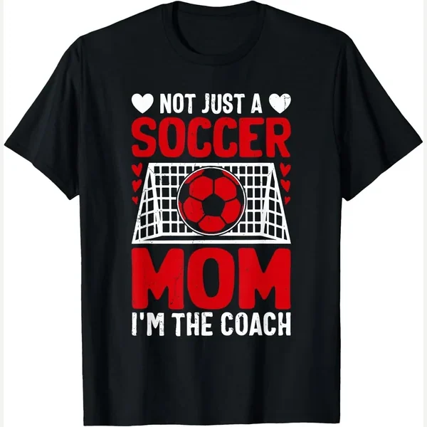Not Just A I'm The Valentines print by Soccer Coach Mom