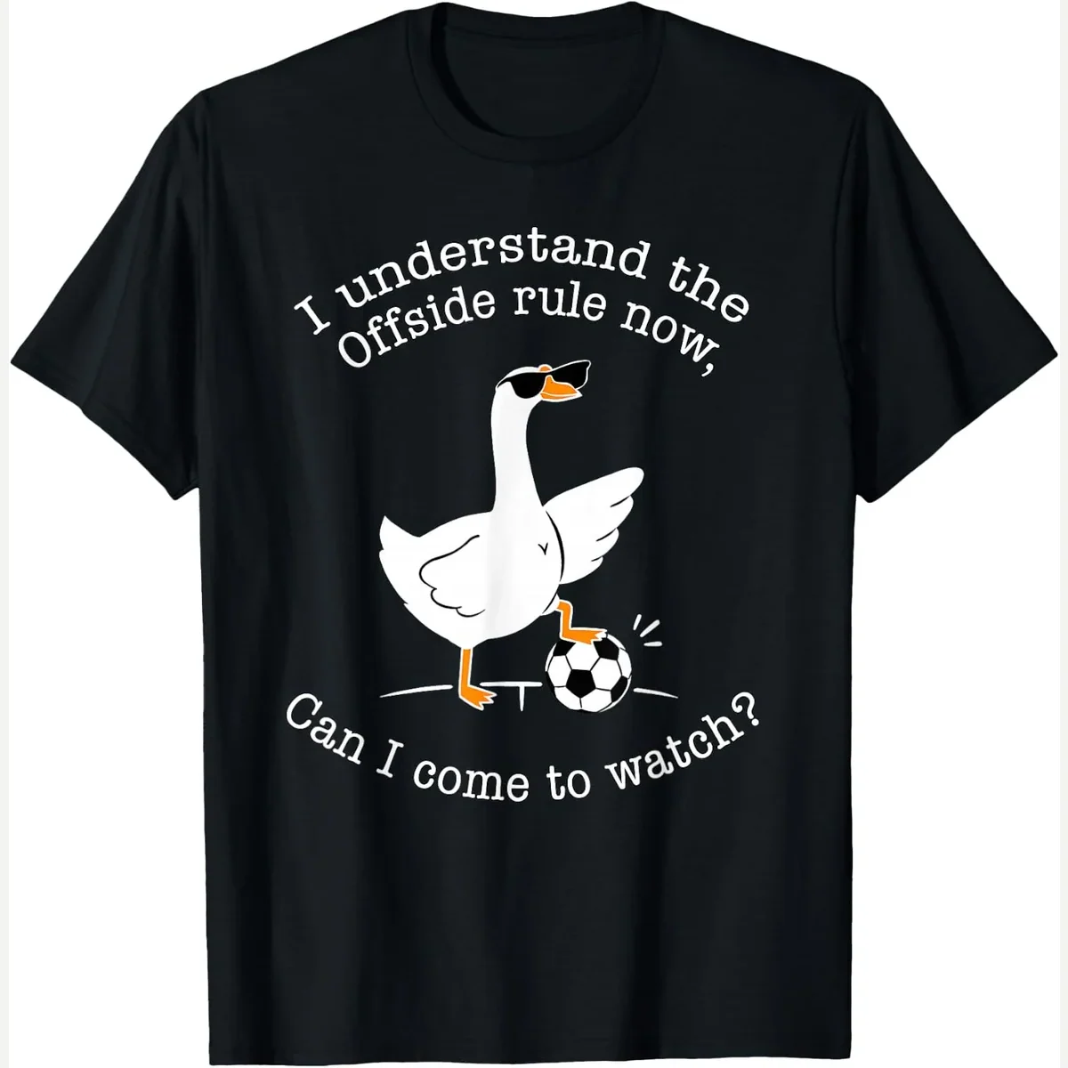 Silly Goose I Understand Offside Rule Now print by Silly Goose Funny Soccer Offside Rule Humor