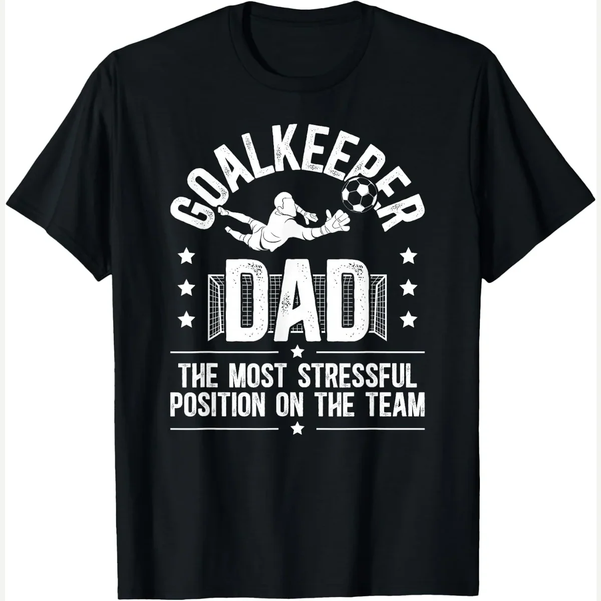 Soccer Goalkeeper Dad Of A Goalie Father print by Funny Soccer Keeper Dad Of A Soccer Goalie Dad