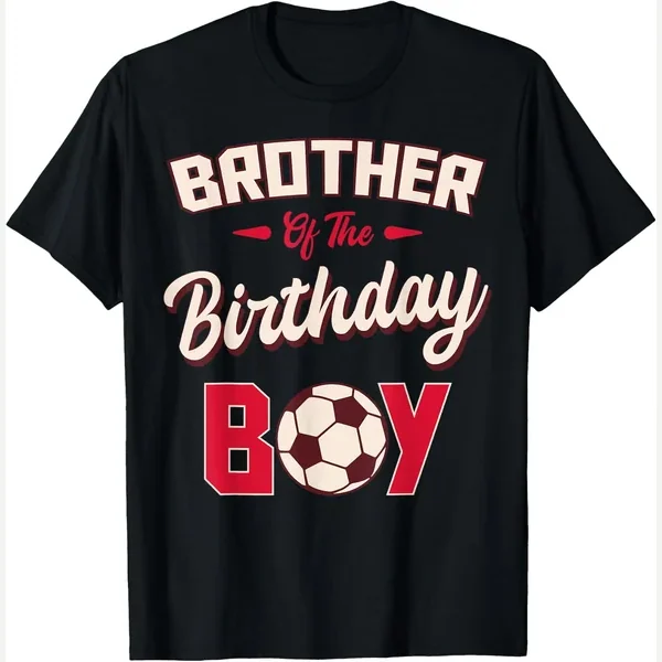 Of the Bday Party print by Brother Soccer Birthday Boy