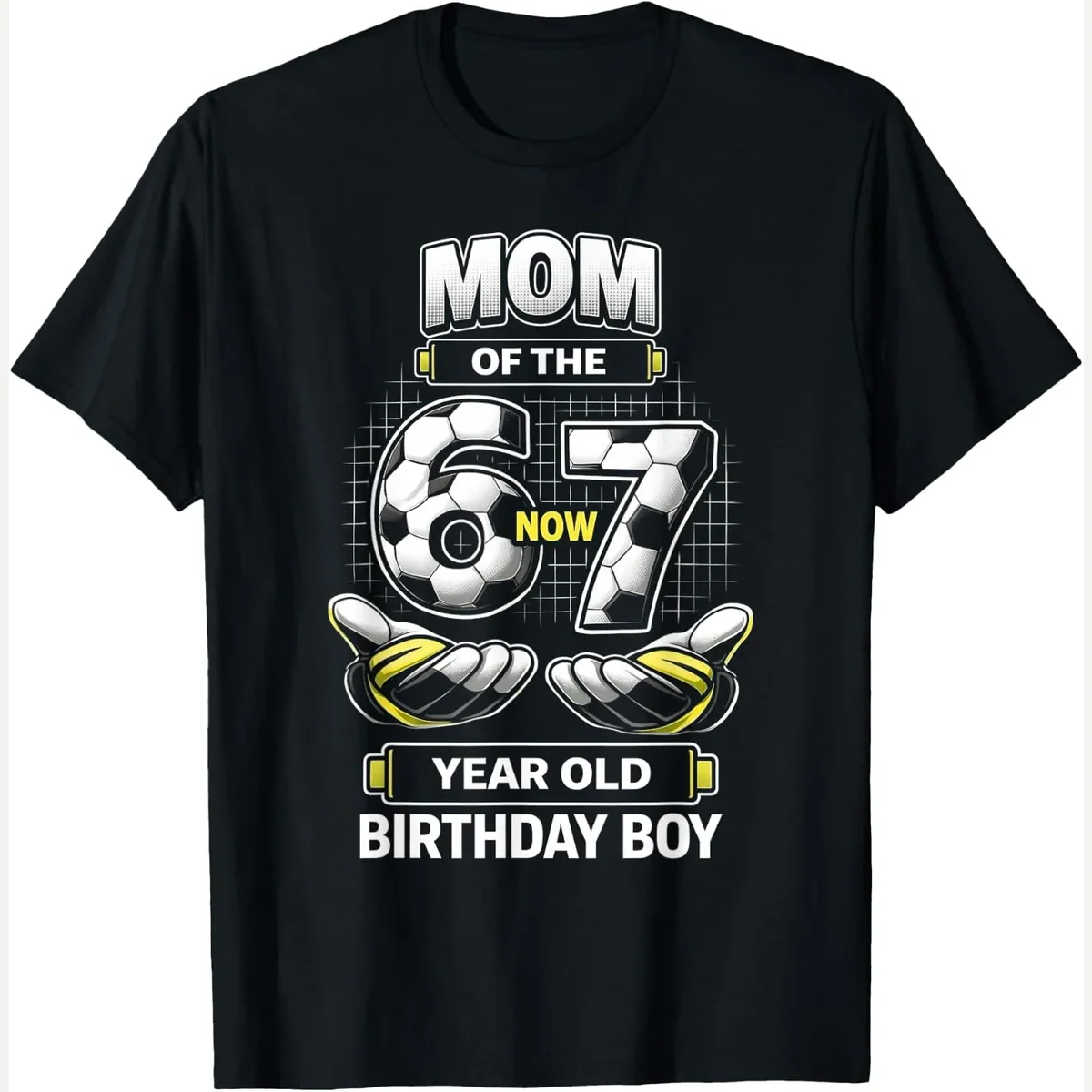 I was 6 Now I'm 7 Six Seven print by Soccer Birthday Party 67 Six Seven Meme Boys Gifts