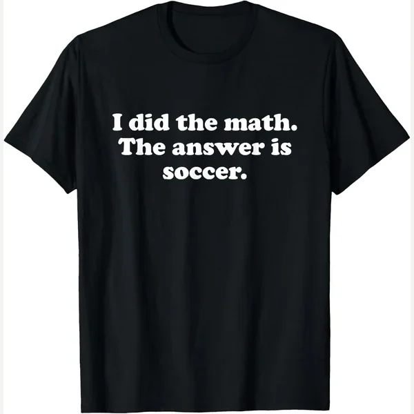Kids & Youth t-shirt, black print by Funny Soccer Apparel Co