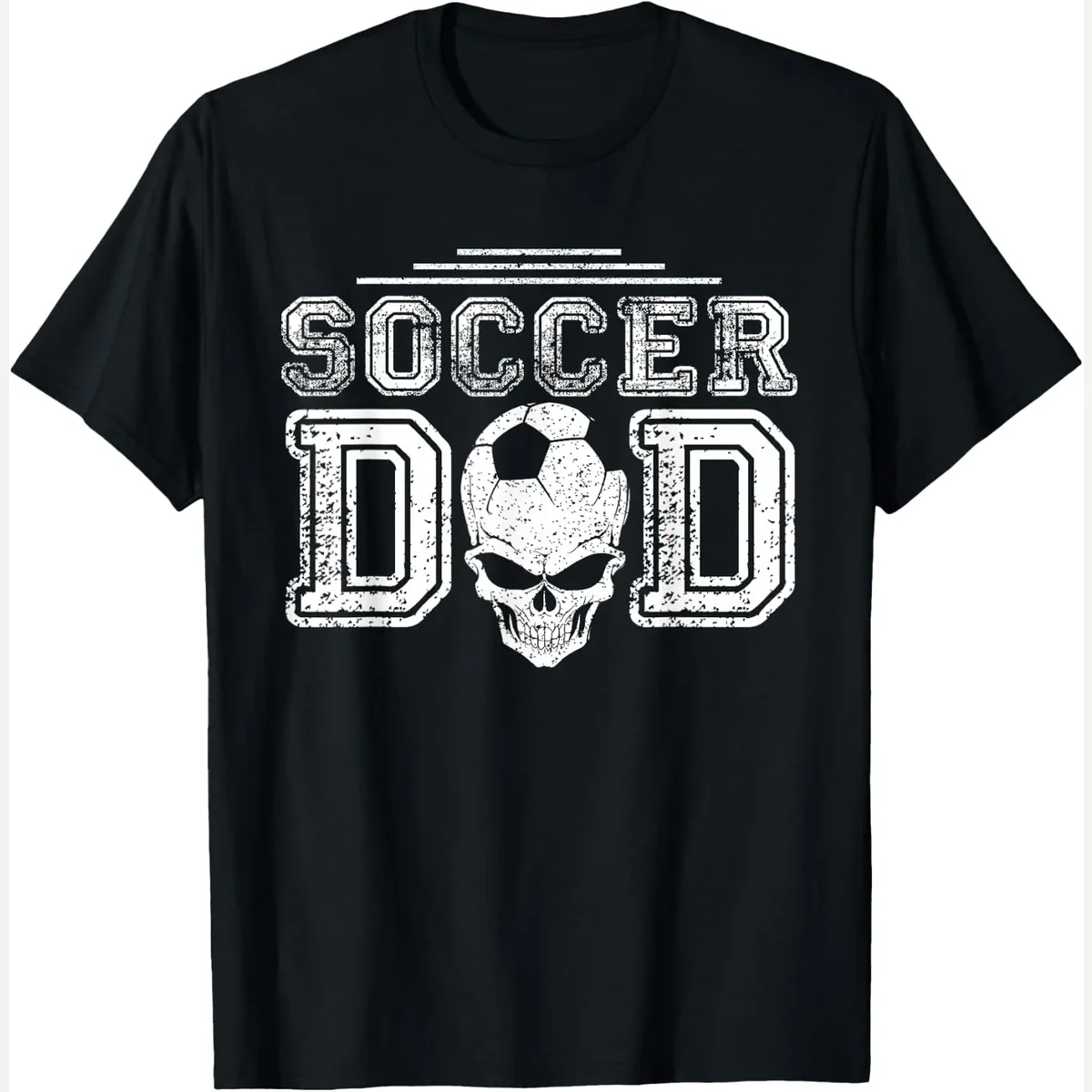 Soccer Dad Skull Player print by Soccer Dad Football For Daddy
