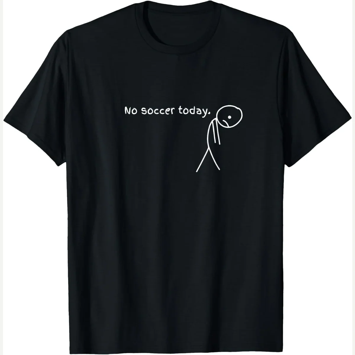 No Soccer Today print by Funny No Soccer Today Tee