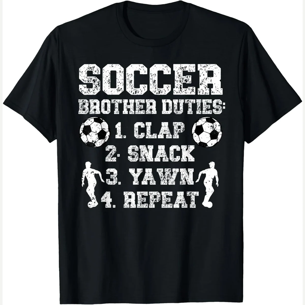 Soccer Brother Duties Of A Player print by Funny Soccer Bro Soccer Player's Brother