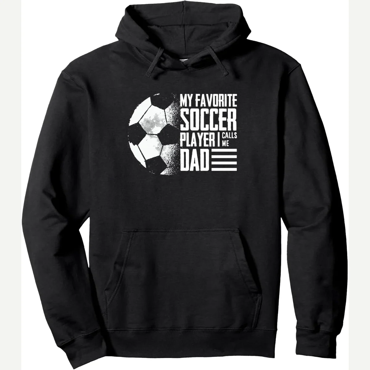 My Favorite Calls Me Pullover Hoodie, funny soccer player gift idea soccer lover gifts print by Funny Soccer Player Gift Idea Soccer Lover Gifts