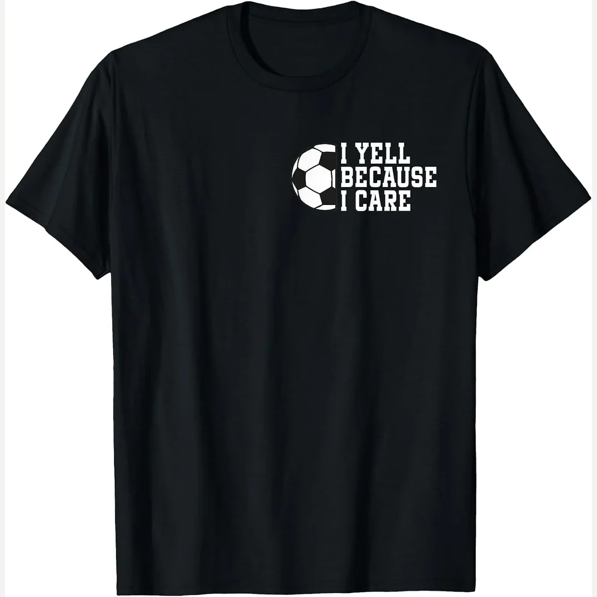 I Yell Because I Care Pocket Dads print by I Yell Because I Care Pocket Soccer