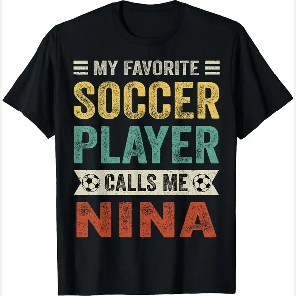 My Favorite Calls Me Nina print by Soccer Nina Funny Mothers Day Tee Gift
