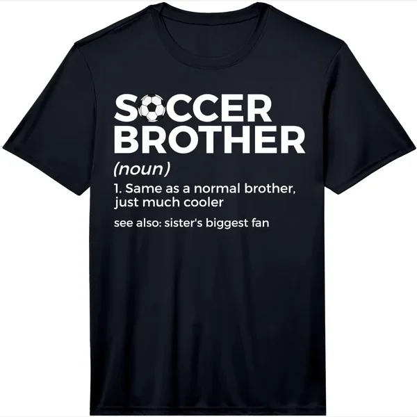 Definition Biggest Fan Performance print by Funny Soccer Apparel