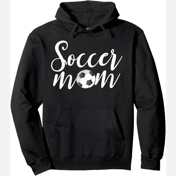 Hoodie Pullover print by Soccer Mom Apparel