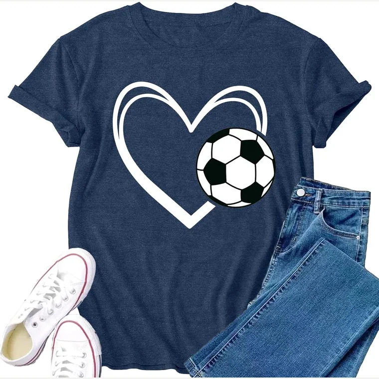 Heart Print Loose print, from the one-liner shirts department