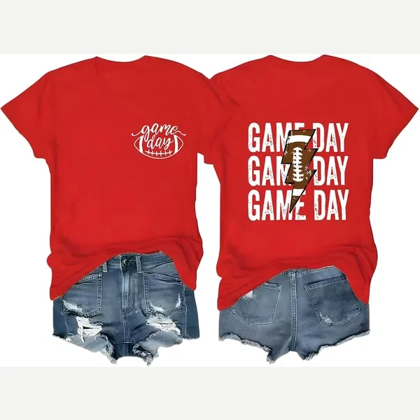 Day Football Sports A Red print by otistyl