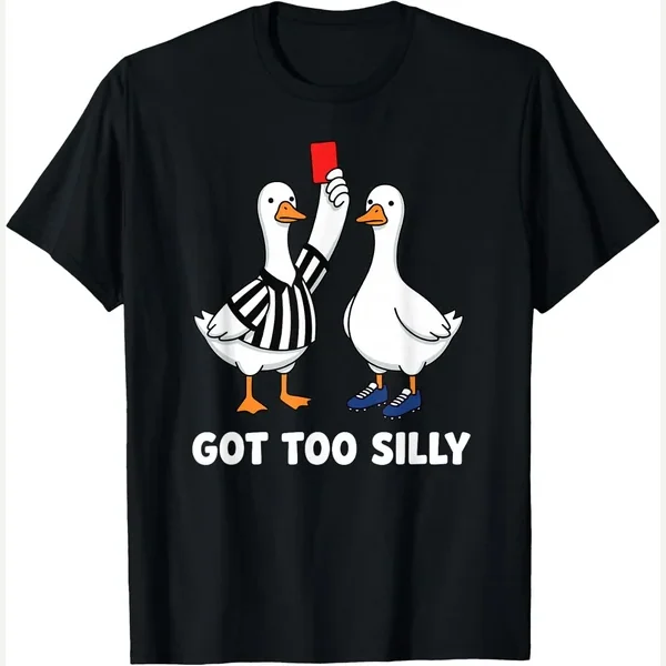 Got Too Silly Goose print by Funny Goose Soccer Got Too Silly