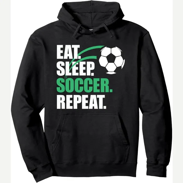 Eat Sleep Repeat, eat sleep soccer repeat sports lovers shirts gifts print by Eat Sleep Soccer Repeat sports lovers Shirts Gifts