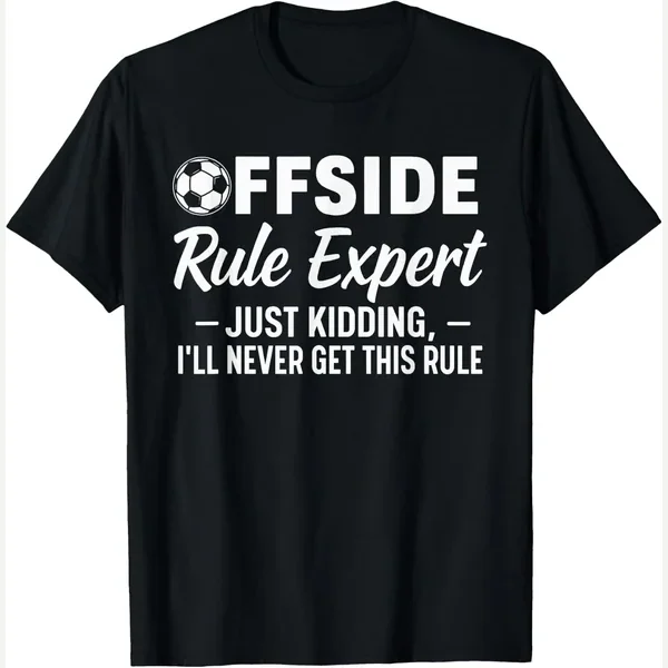 Offside Rule Expert Fan Joke print by Soccer Football Coach Tee