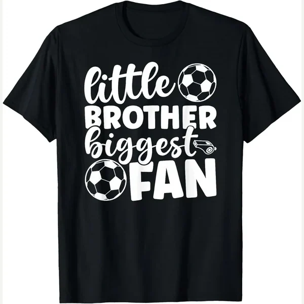 Little Of A Bro print by Proud Soccer Player's Brother