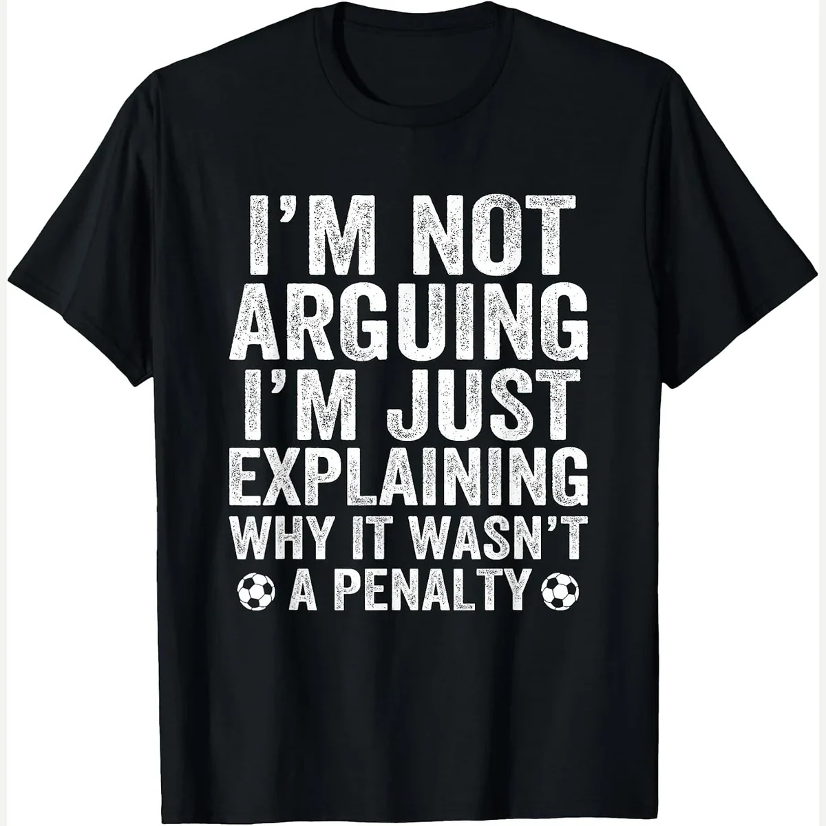 I'm Not Arguing Captain print by Funny Soccer Player And Coach Apparel