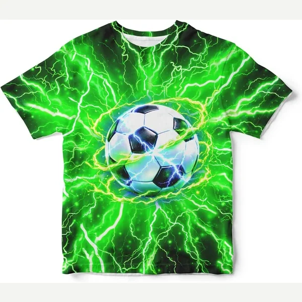 3D Neon Lightning Tshirts Tees Jerseys print by Ldvjkx