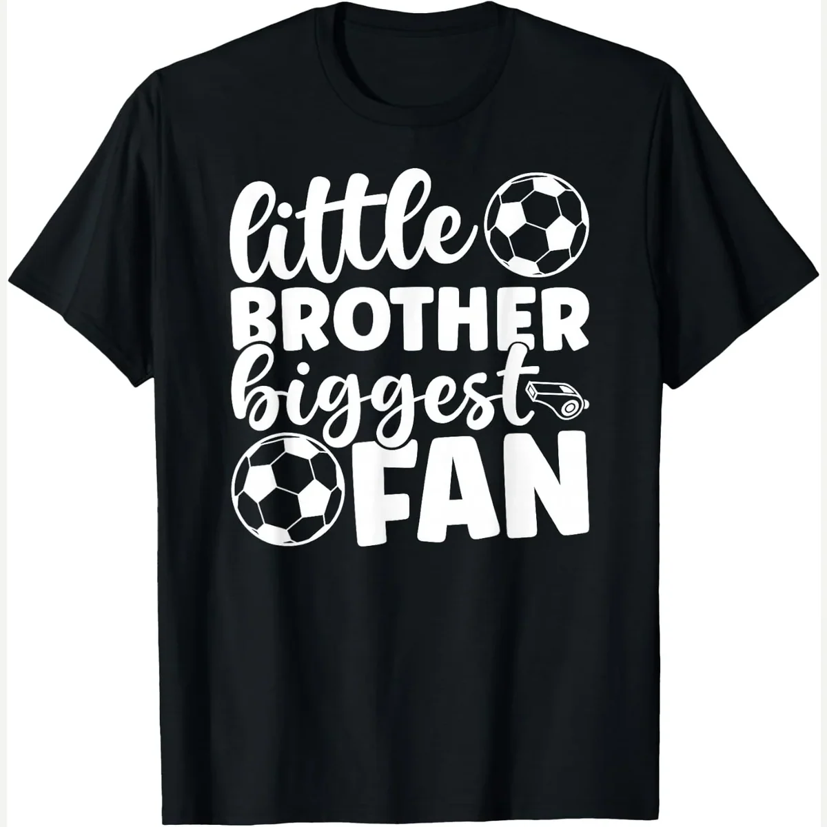 Little Of A Bro print by Proud Soccer Player's Brother