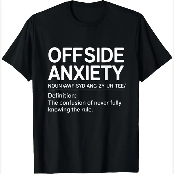 Definition Offside Anxiety print by Soccer Lover Goalkeeper Kicking Ball Football Gift