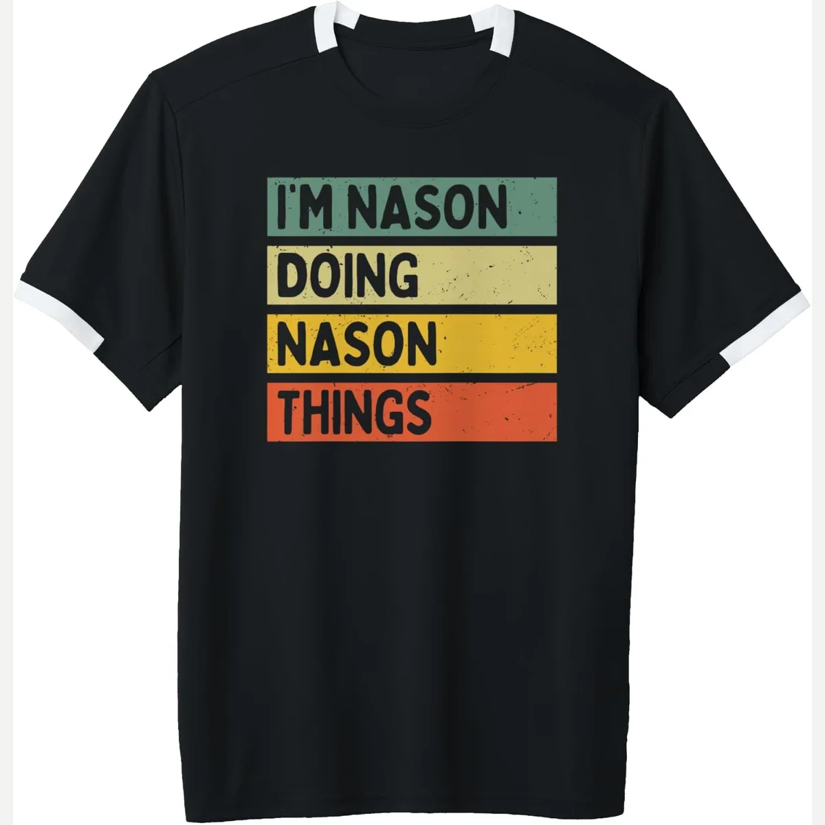 I'm Nason Doing Things Personalized Quote Jersey print by Personalized Gift Ideas Nason