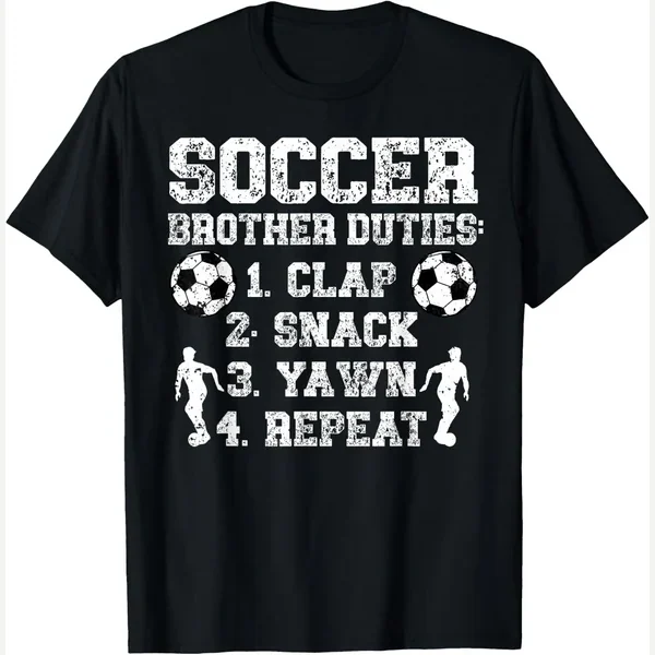 Soccer Brother Duties Of A Player print by Funny Soccer Bro Soccer Player's Brother