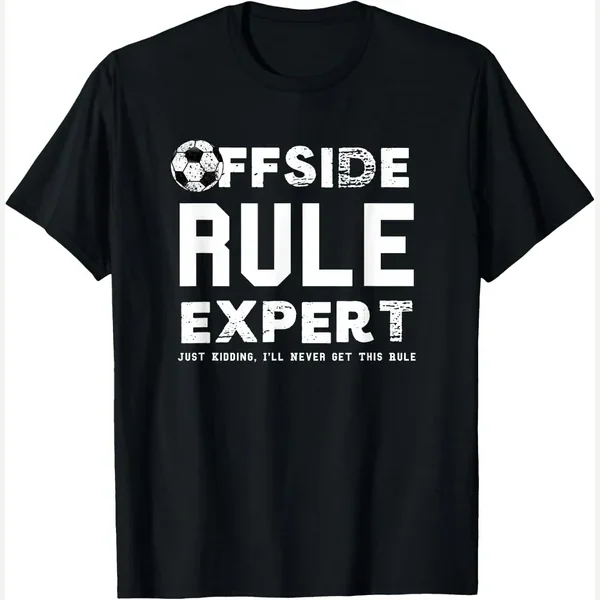 Offside Rule Expert Just Kidding print by Funny Soccer Gifts