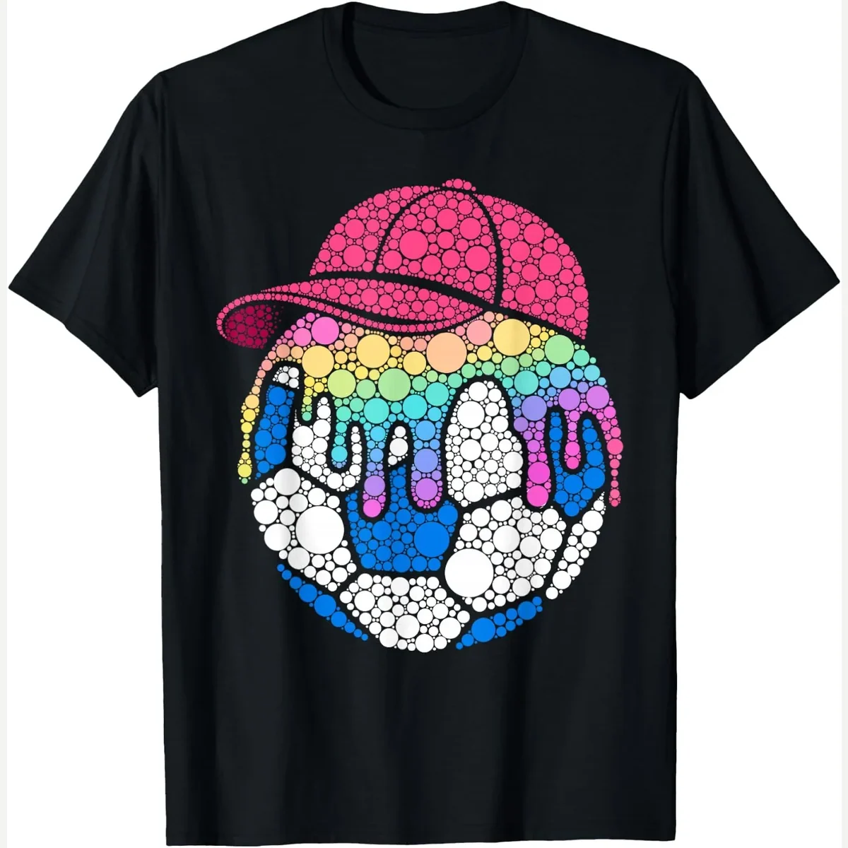 Dot Ice Cream Drip Sport Lover print by Soccer Dot Sport Lovers Kids Boys Girls Tee