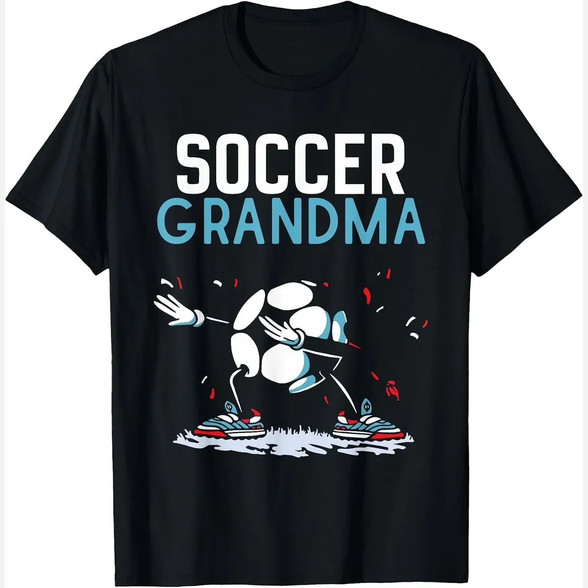 Football Match Grandmother Nan print by Soccer Grandma Dabbing Team Soccer Ball Dab Granny