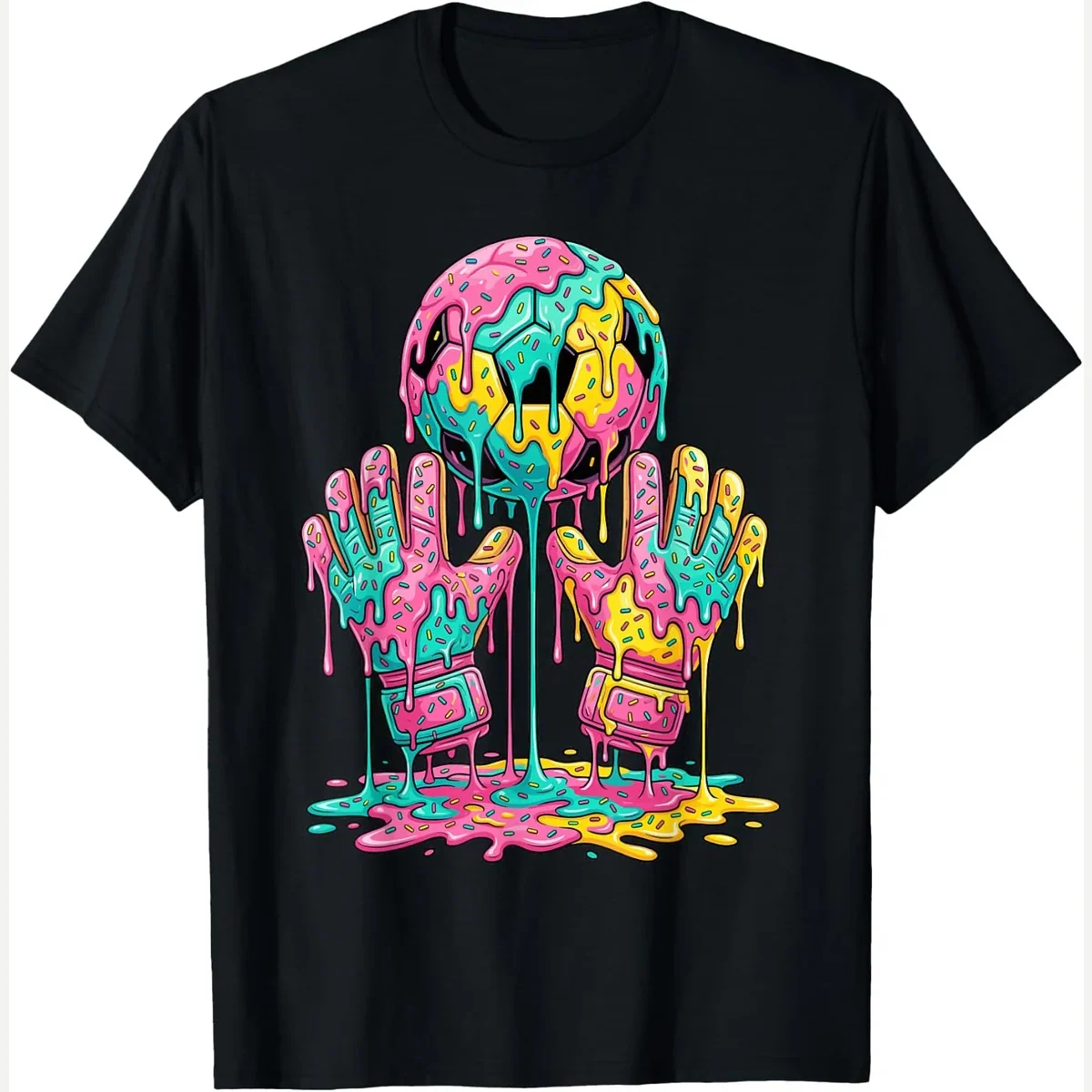 Drip Ice Cream print by Soccer Goalkeeper Drip