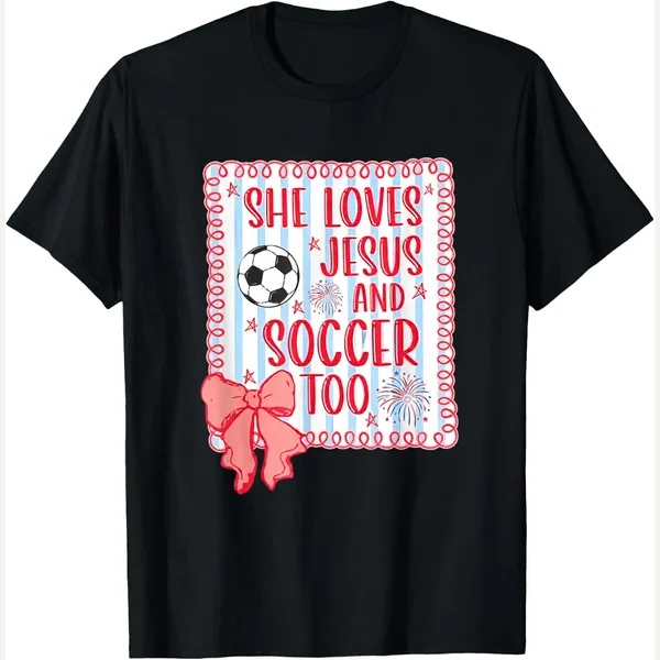 She Loves Jesus Christian Bible Sayings print by Funny Pickleball Gift Tee Z28 Co.