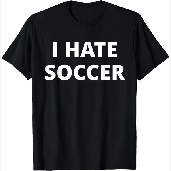 I Hate Soccer print by Anti Sport Designs