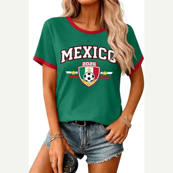 Cup 2026 Mexico Brazil USA Football Jerseys Fan print by HQP
