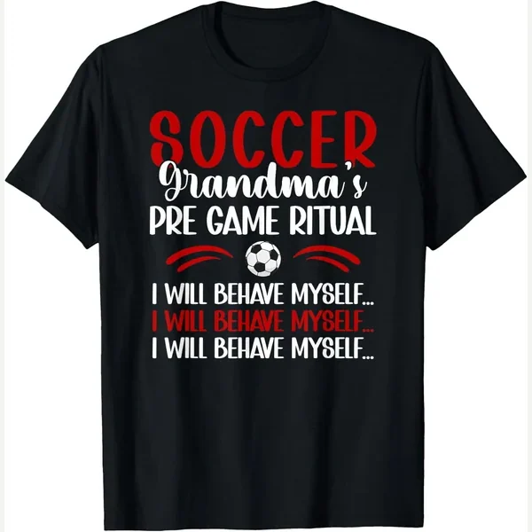 Soccer Grandma Of A Player Grandmother print by Funny Soccer Grandma For Mother's Day