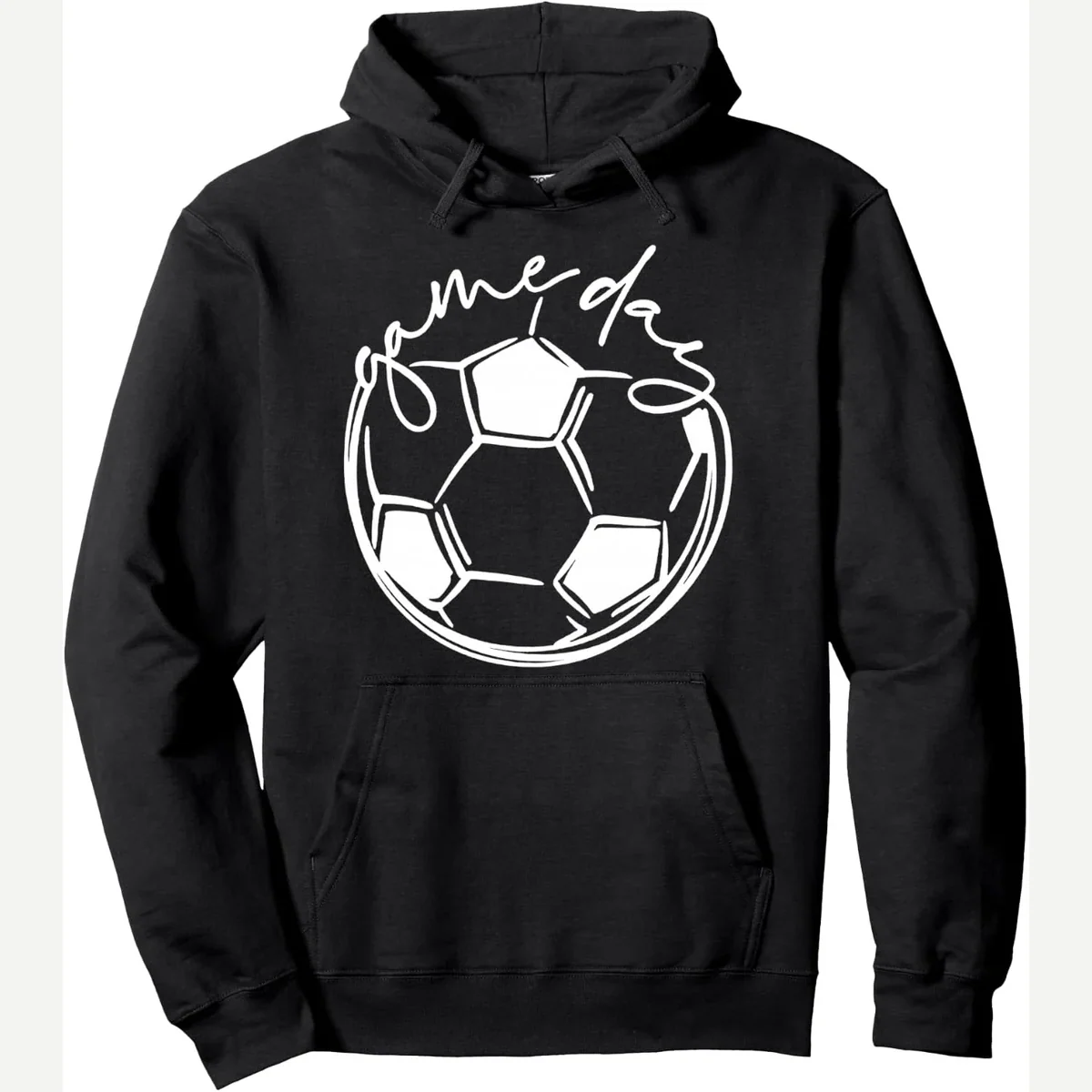 Day Sports Parent Pullover Hoodie print by Game Day - Soccer Mom