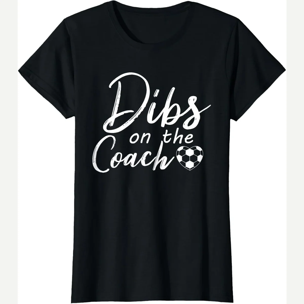 Dibs On The Wife Sarcasm print by Funny Soccer Coach's Wife Sarcastic Saying