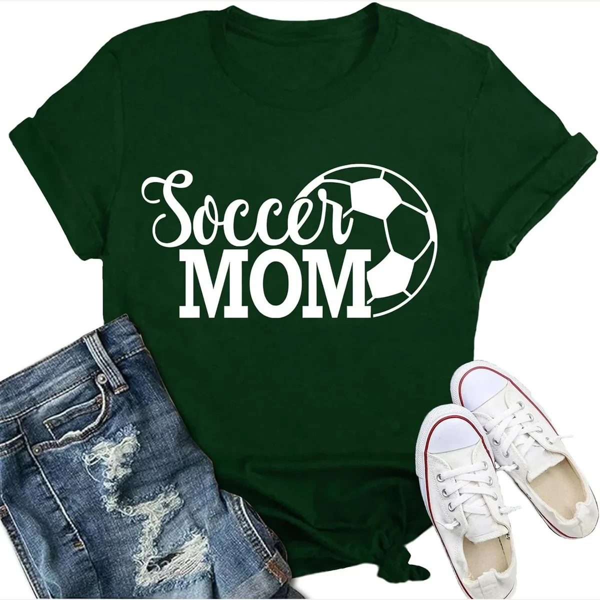 Football Day Sports Green print by IFQ