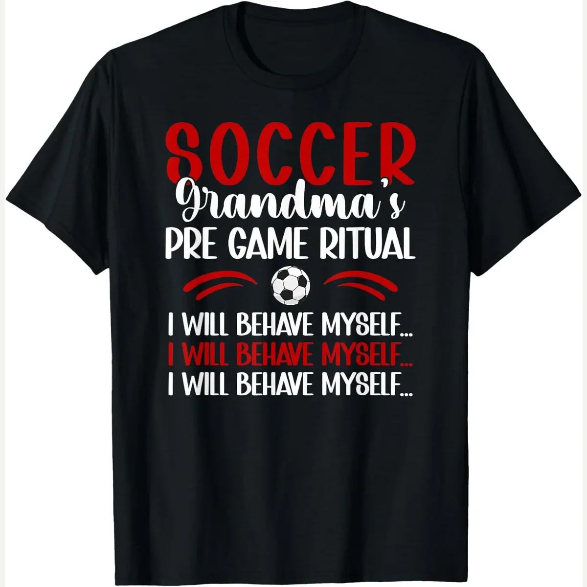 Soccer Grandma Of A Player Grandmother print by Funny Soccer Grandma For Mother's Day