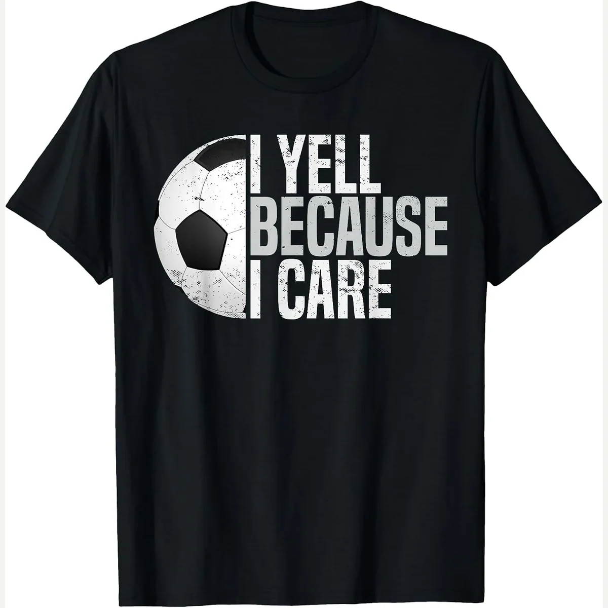 Fan I Yell Because I Care Dads print by Soccer Dad Themed Birthday Design