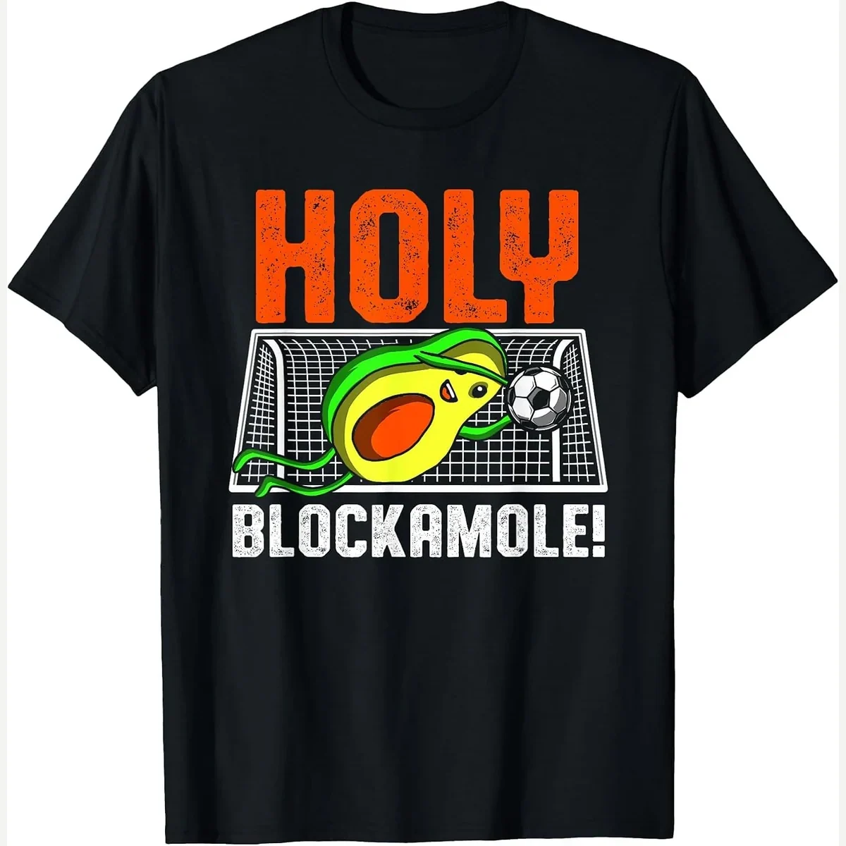 Holy Blockamole Avocado print by Funny Avocado Guacamole Clothing