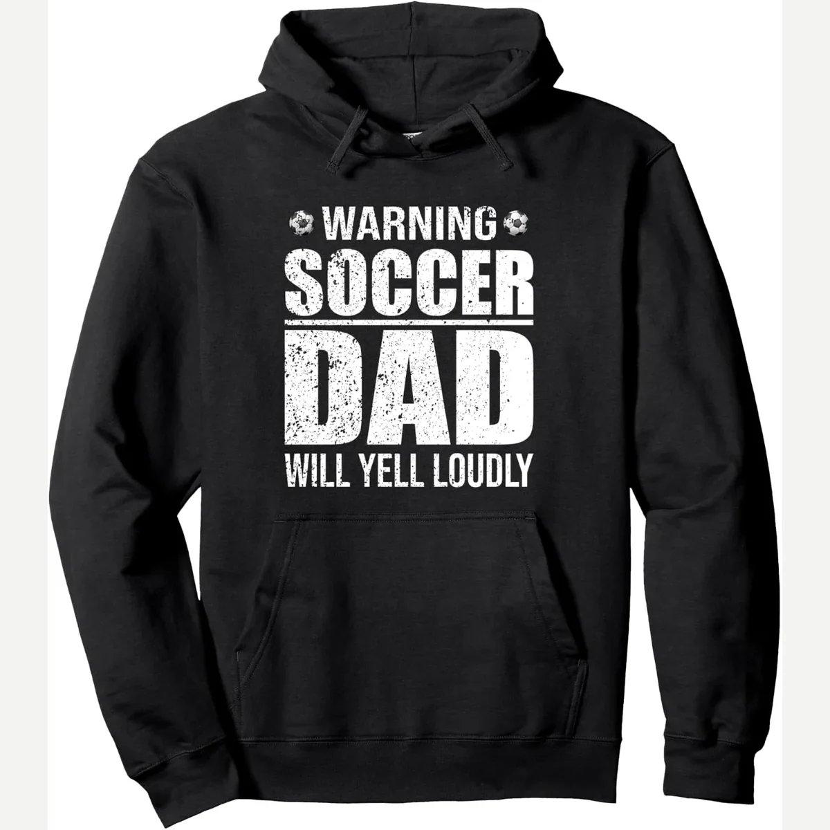 Fan Pullover Hoodie print by soccer dad shirts for men soccer dad gifts